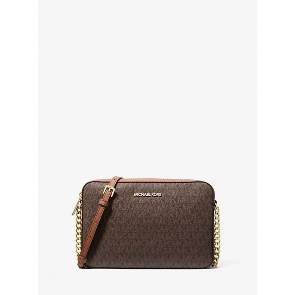 MICHAEL KORS  Jet Set Large Printed Logo Crossbody Bag NWT